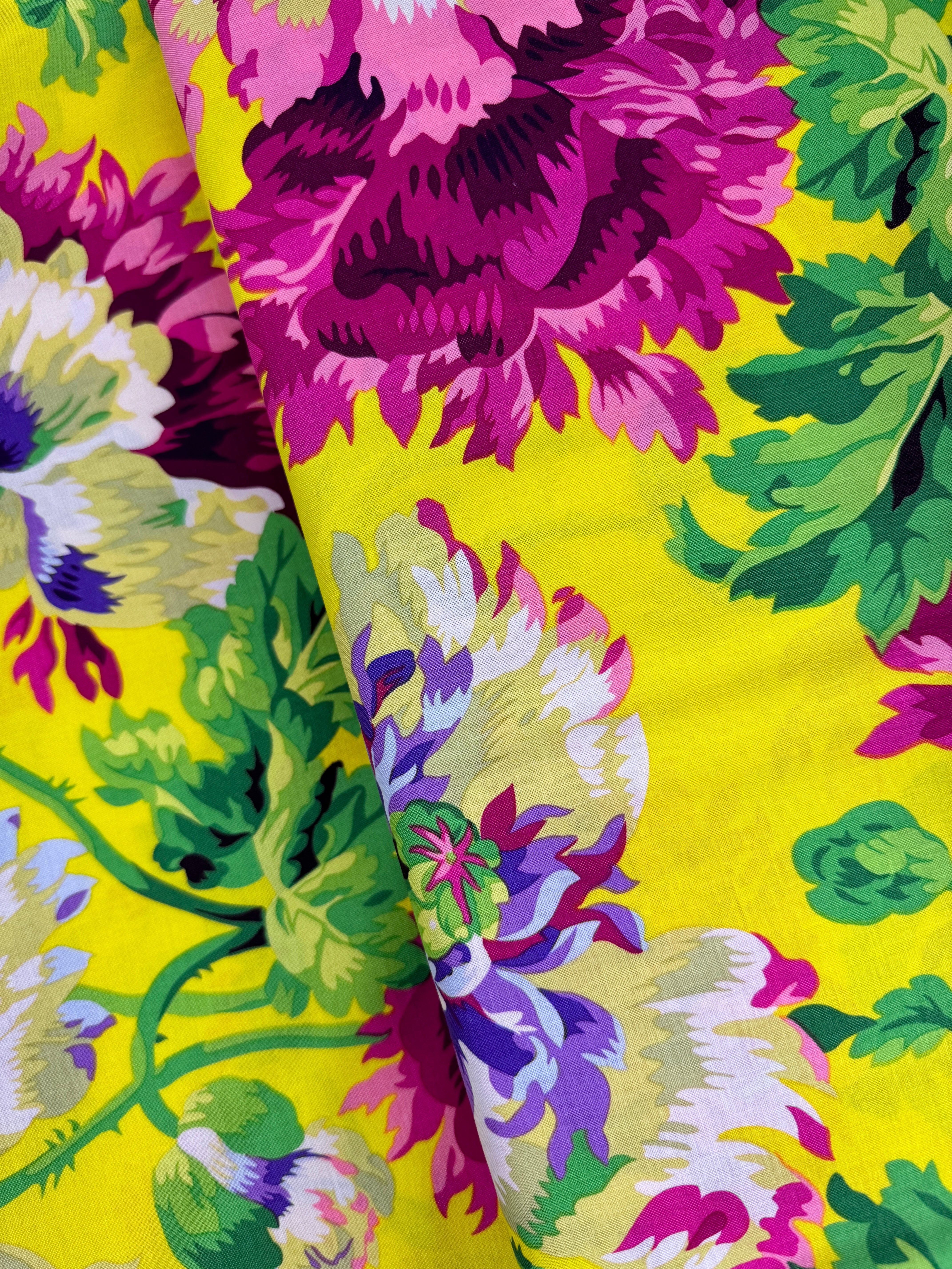 Kaffe Fassett Collective - Garden Party - Yellow Yardage