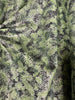 Holiday Flourish-Snow flower - Foliage Spruce Metallic Yardage