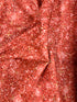 Holiday Sweets - Sparkle Christmas Red/Gold Metallic Yardage