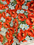 Poppy Hill - Poppy Bunch Forest Metallic Yardage