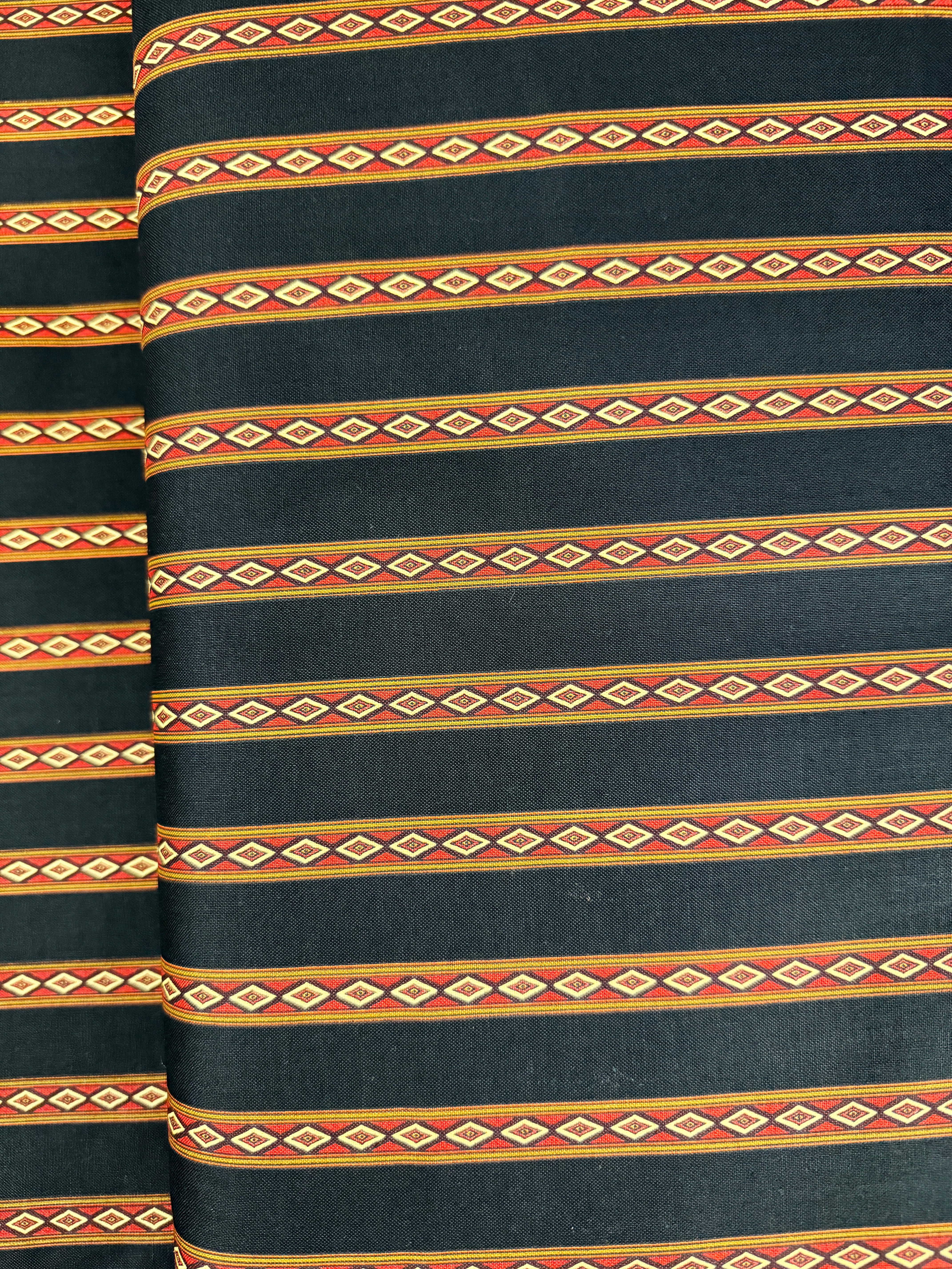 Aruba - Mini Stripe Crimson Yardage