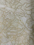 Graceful Garden - Florals Papyrus/Gold Metallic Yardage