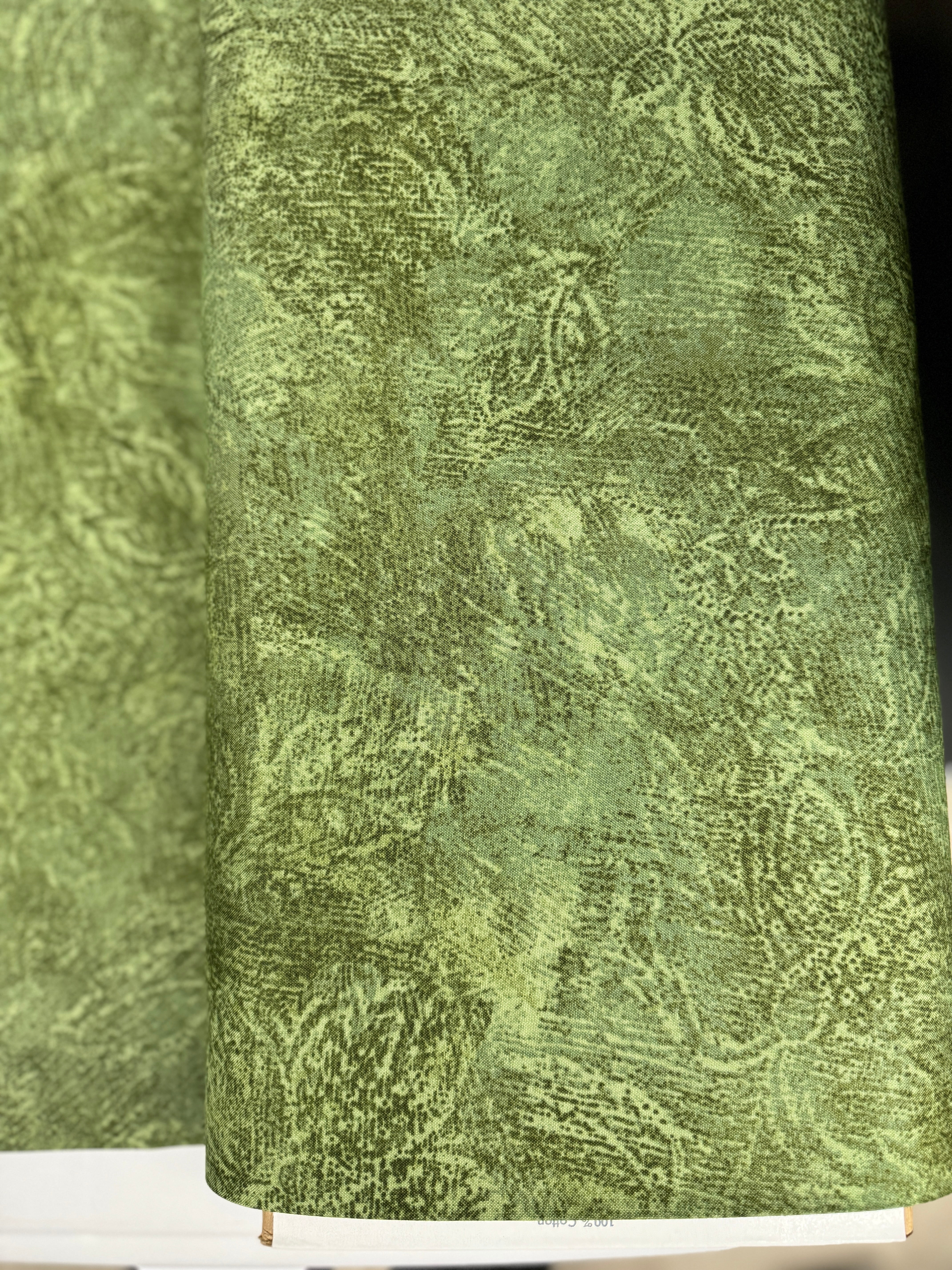 Jinny Beyer Palette - Texture Heather Green Yardage