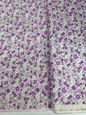 Sevenberry Petite Garden - Florals Purple Yardage