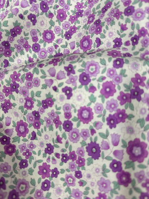 Sevenberry Petite Garden - Florals Purple Yardage