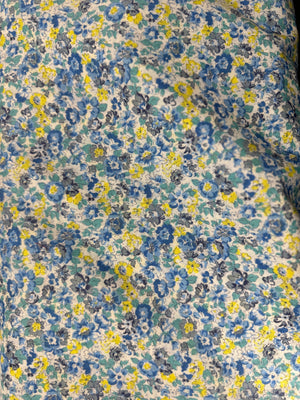 Sevenberry Petite Nostalgia Lawn - Blue Yardage