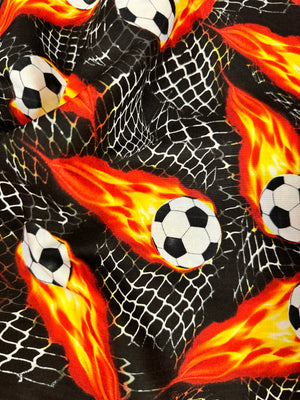 Goal! - Flaming Soccer Balls Yardage