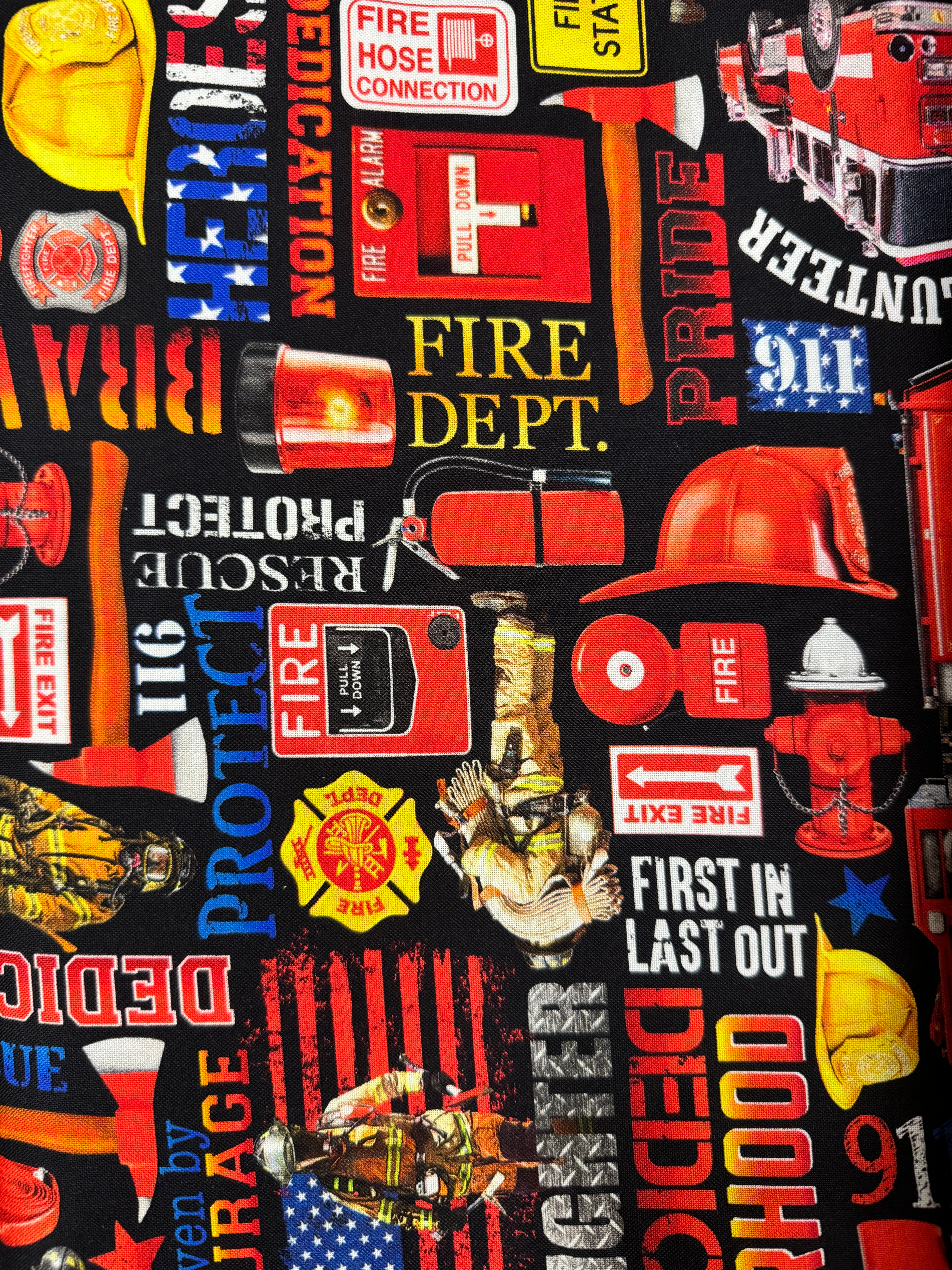 Fire Department - Firefighter Equipment and Text Yardage