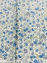 Sevenberry Garden Blues - Florals White Yardage