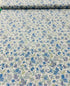 Sevenberry Garden Blues - Florals White Yardage