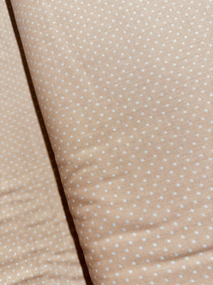 Sevenberry Baby Basics Double Gauze - Dots on Tan Yardage