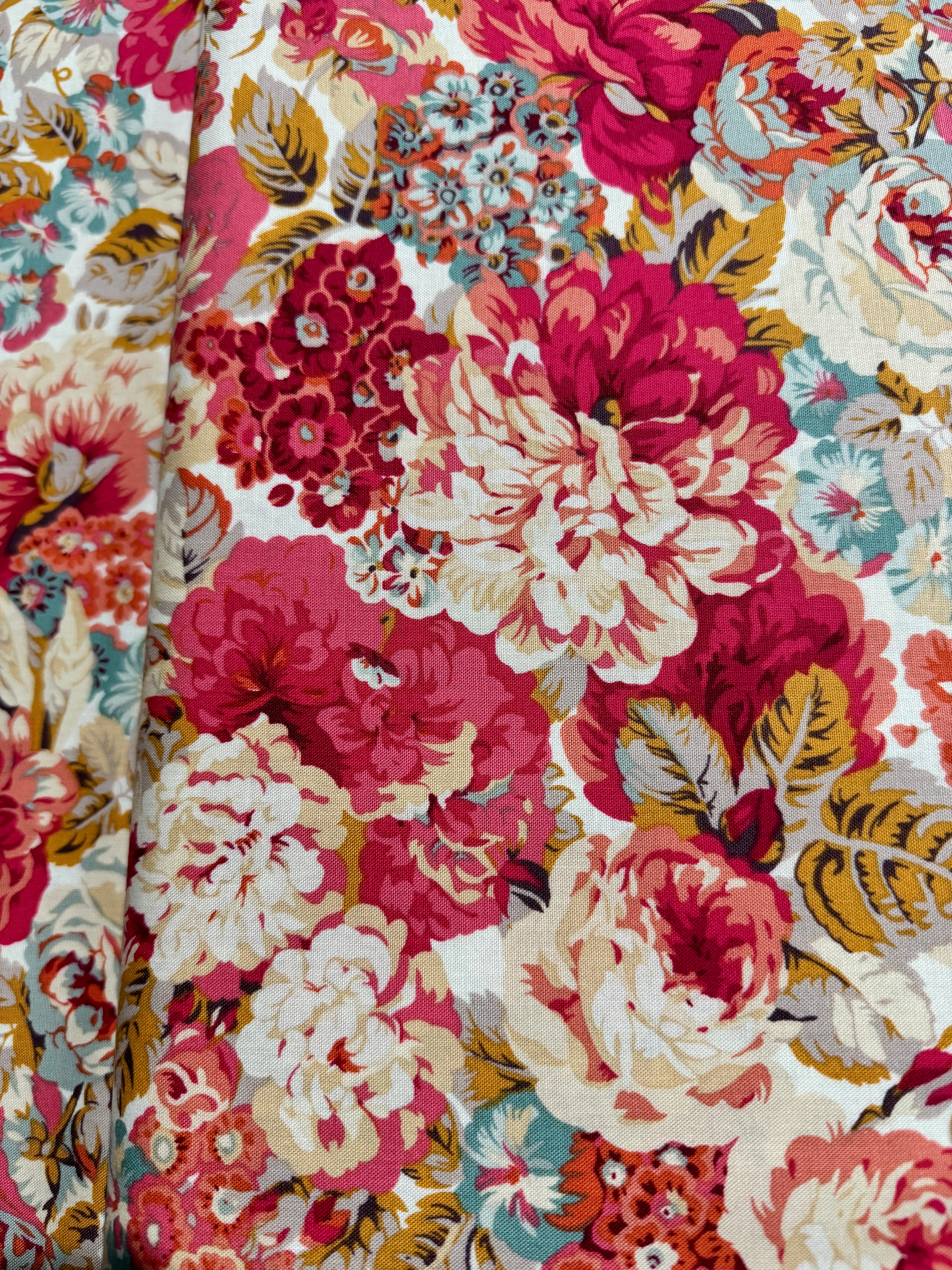 Sanderson Vintage Collection - Rose And Peony Dusky Yardage