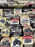 Enjoy The Ride - Packed Vintage Motorcycle Signs Yardage