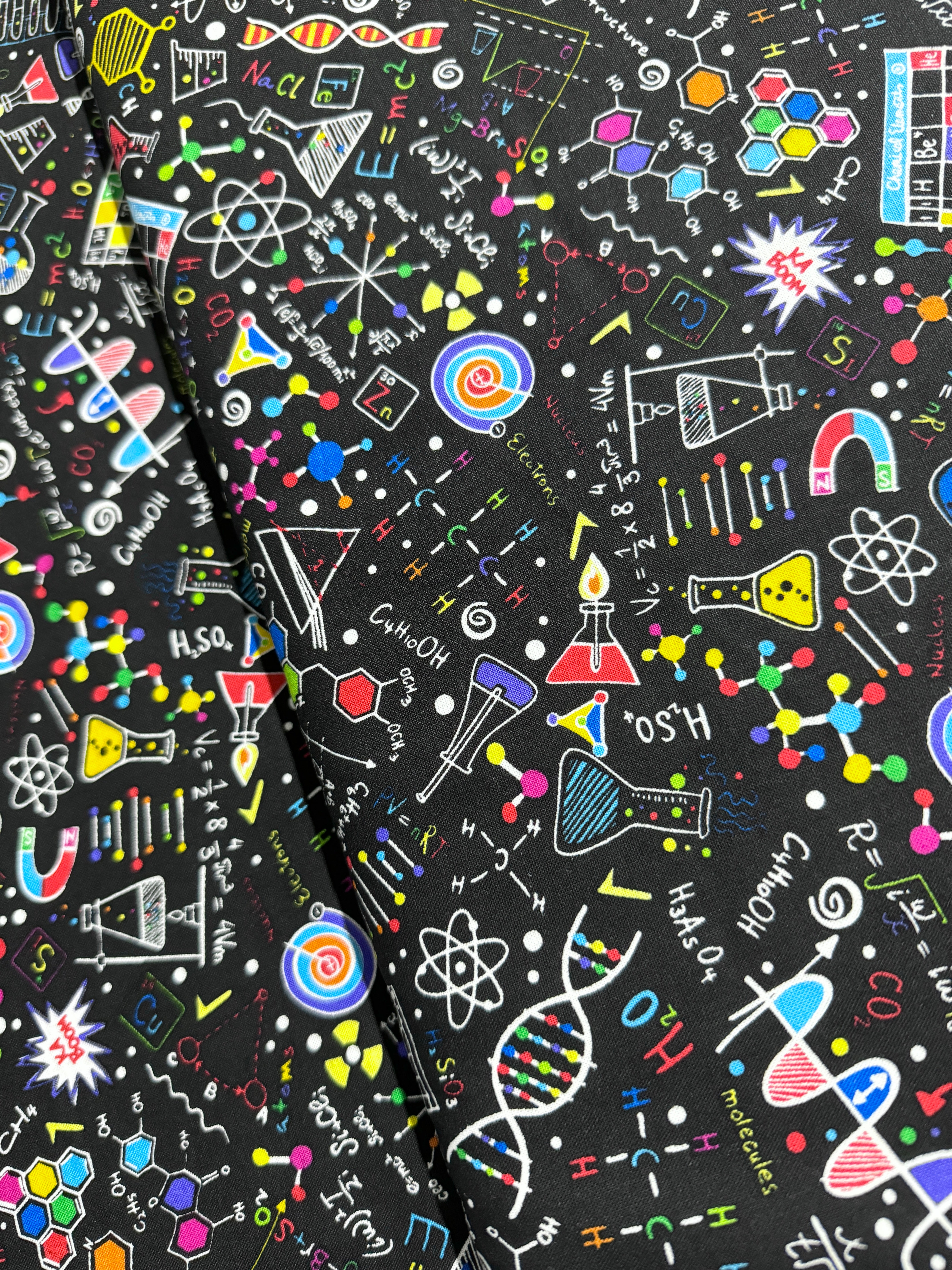 Math & Science - Bright Science Doodles Yardage