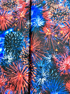 We the People - Patriotic Fireworks Yardage