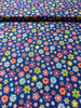 Joyeux - Snowflakes Dark Blue Yardage