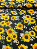 Advice From A Sunflower - Sunflowers And Daisies Bouquets Yardage