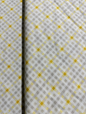 Cottontail Farms - Farm Fresh Plaid Buttercream Yardage