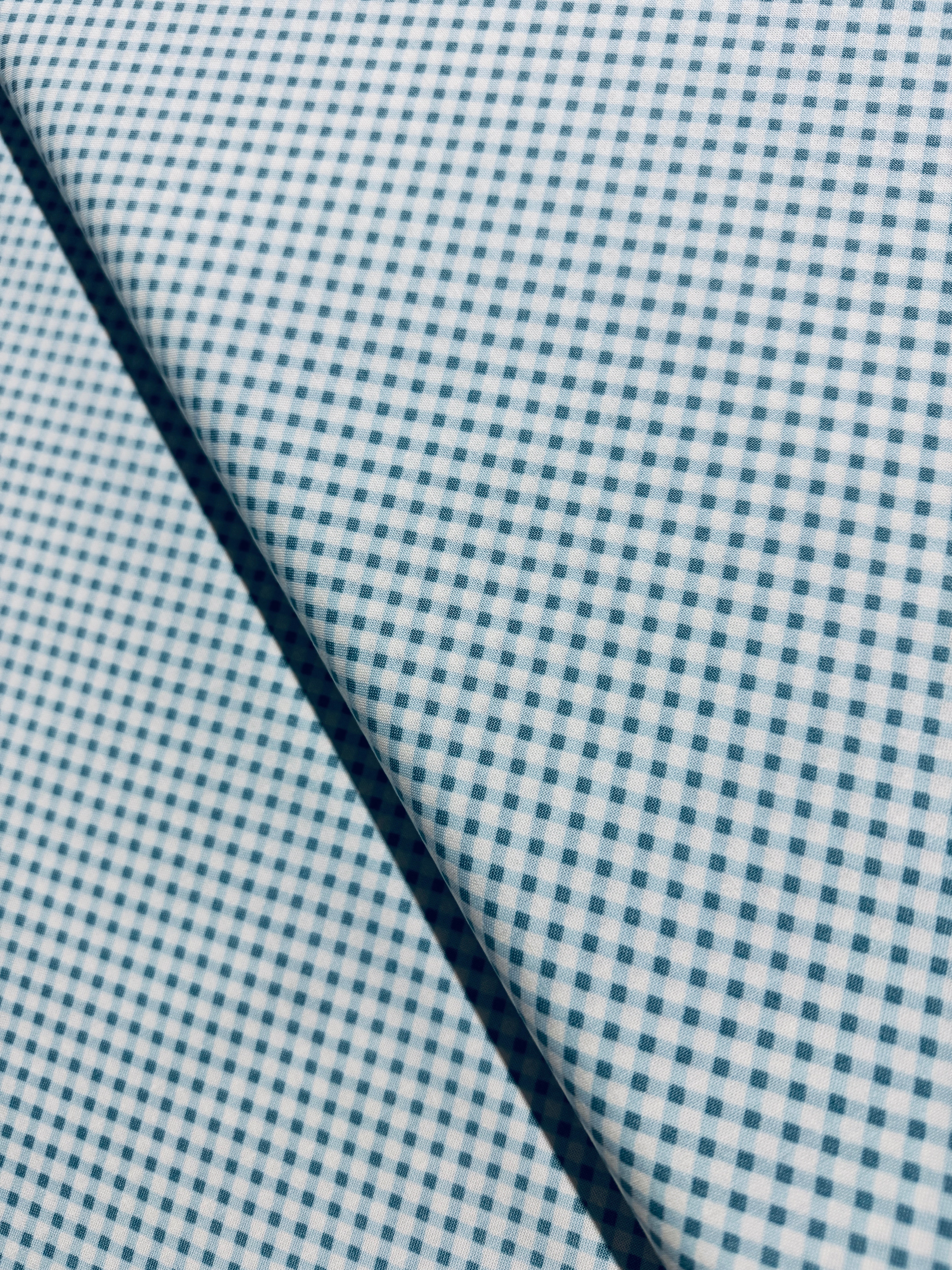 Ellie - Blue Gingham Yardage