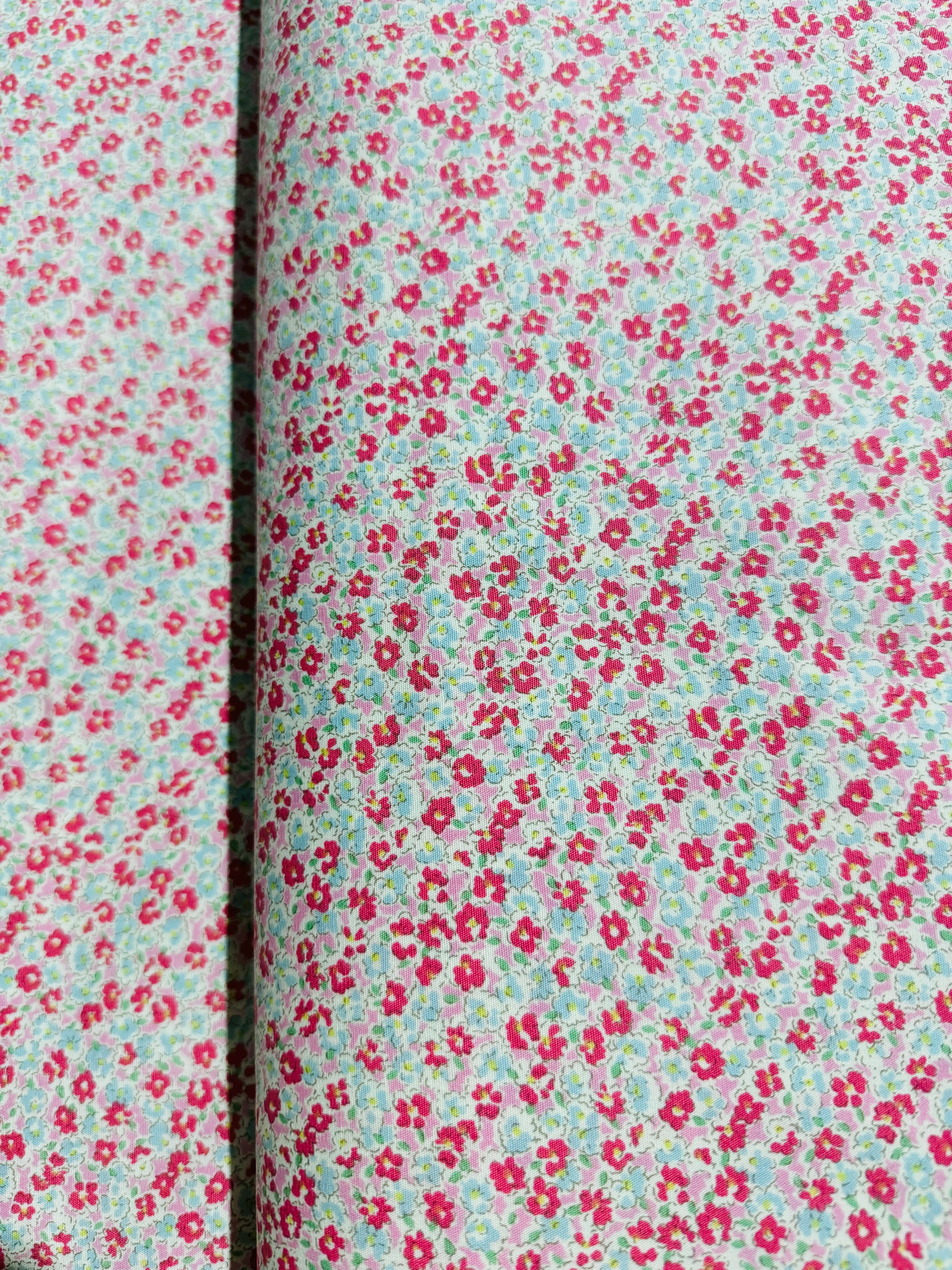 Sevenberry Petite Garden - Petite Florals Pink Yardage