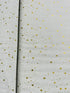 Primavera - Stars Cream Metallic Yardage