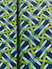 Dance of the Dragonfly - Pinwheel Geo Navy/Aqua Yardage