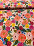 English Garden - Juliet Rose Cream Canvas Yardage