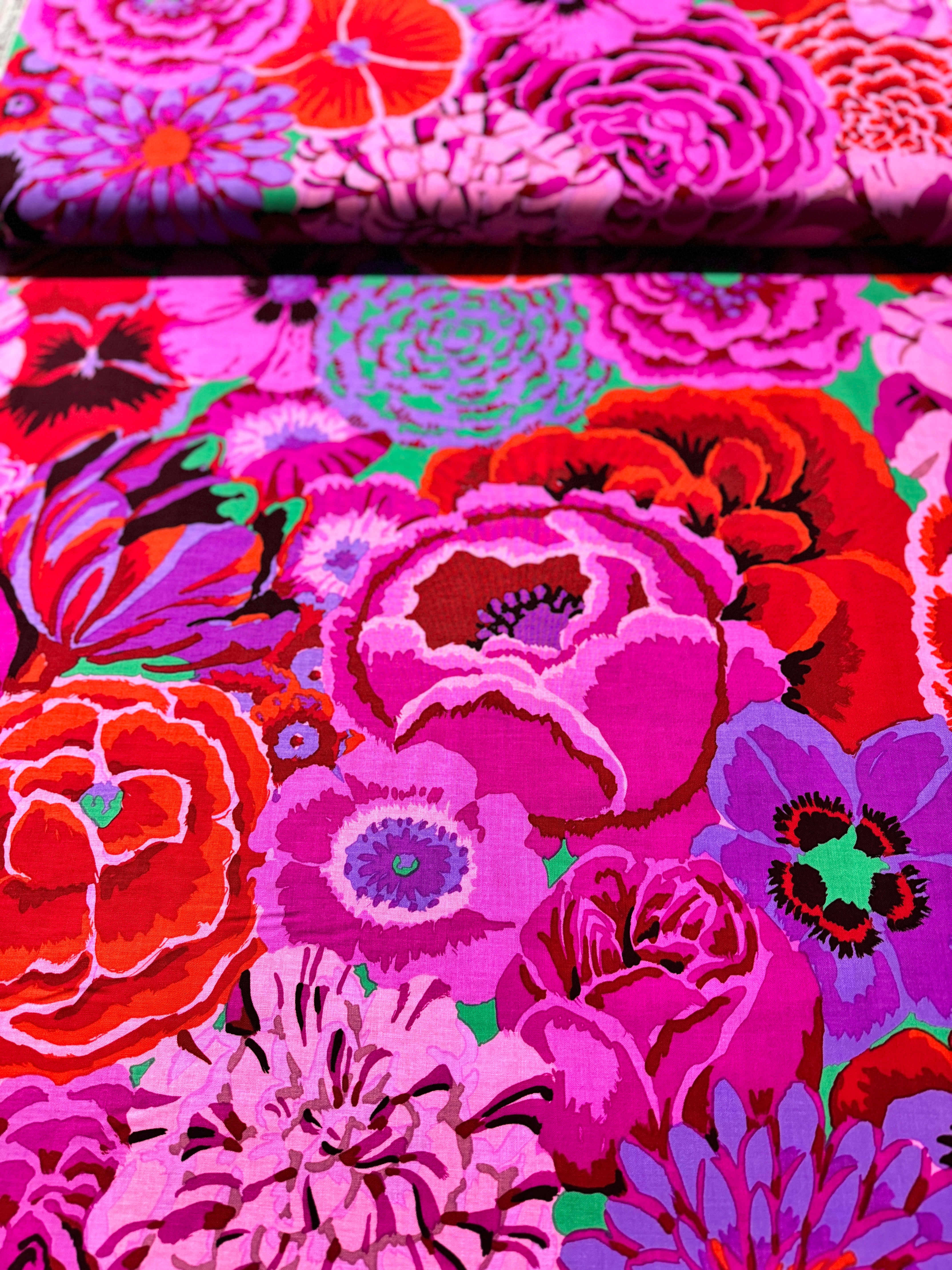 Kaffe Fassett Collective - Bekah Magenta Yardage