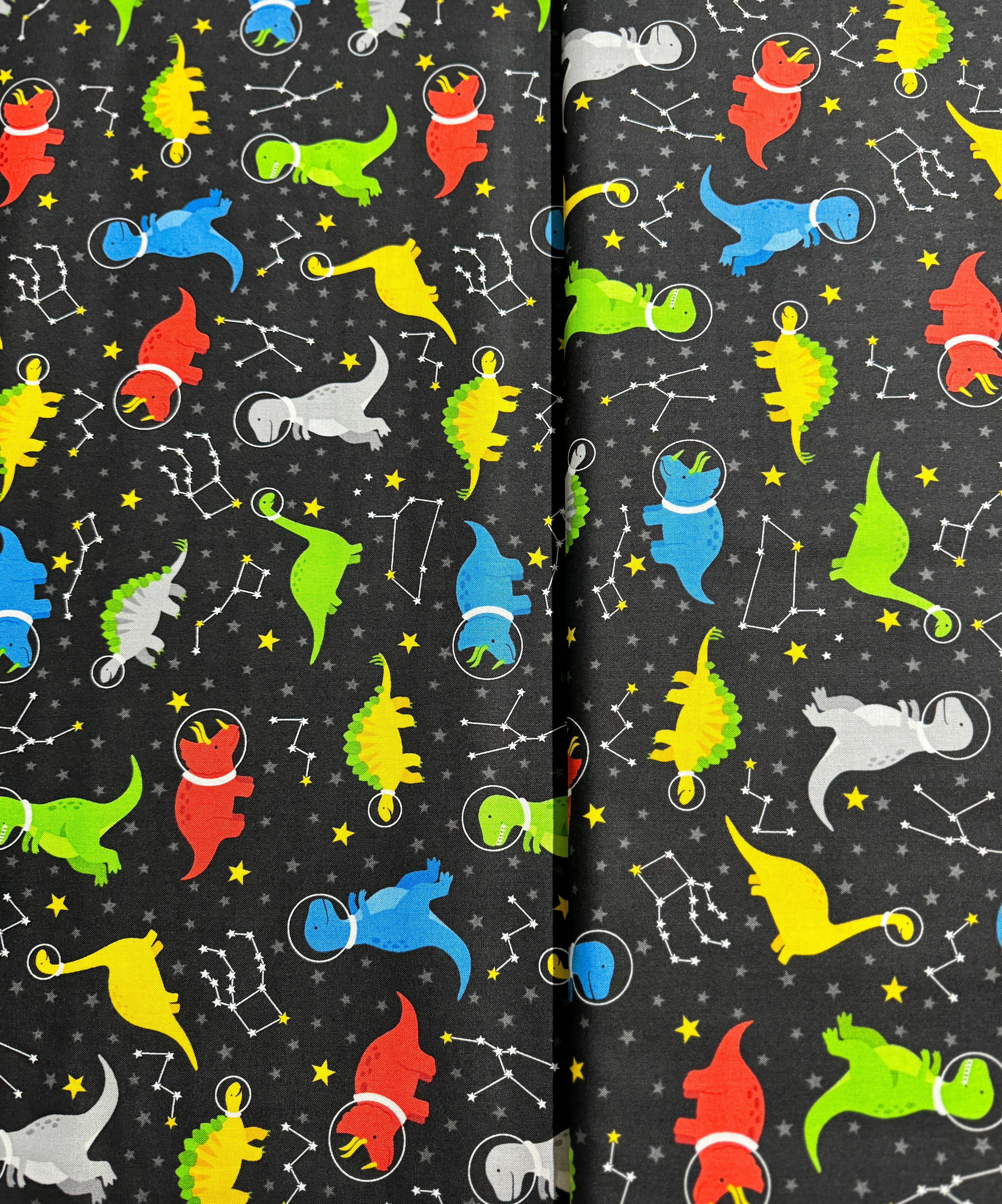 Dino-Soar - Dinosaur in Space Stratosphere Yardage