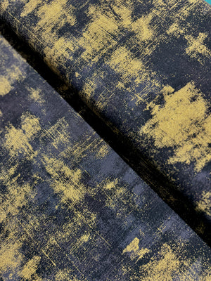 Grunge Metallic - Grunge Onyx Yardage