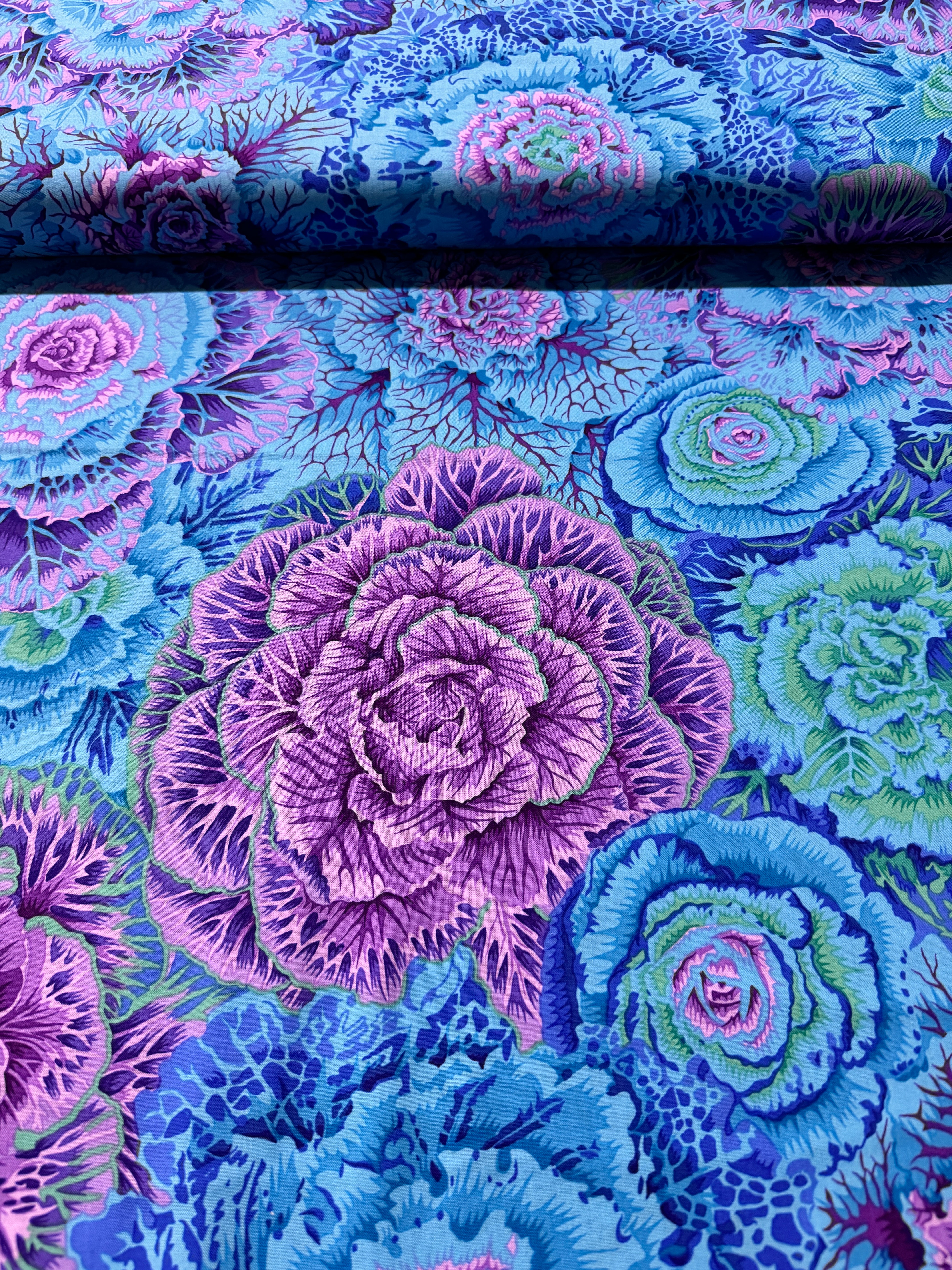 Kaffe Fassett Collective - Classics - Brassica Blue Yardage