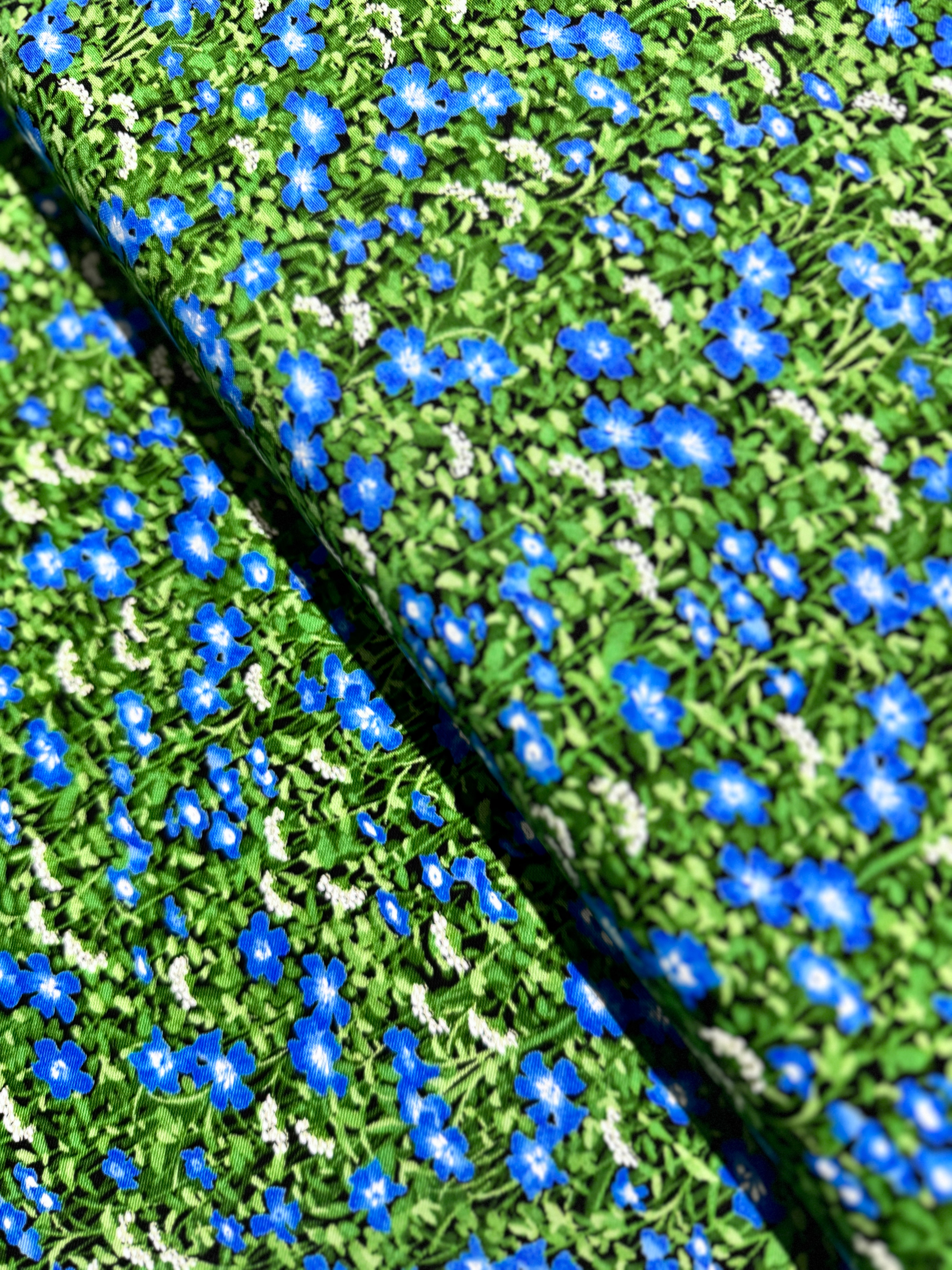 Wildflowers IX Bluebell - Wildflowers Light Blue Yardage