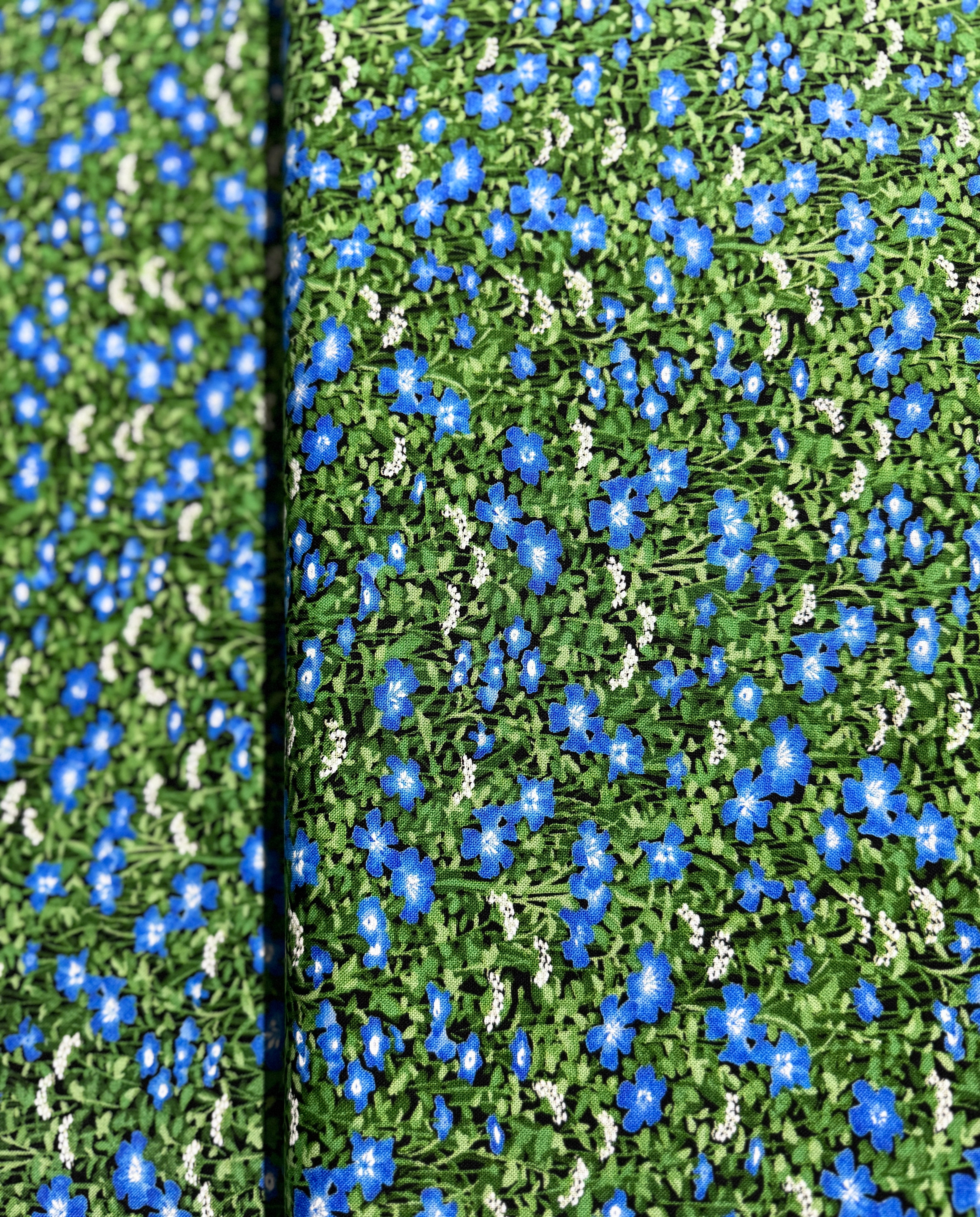 Wildflowers IX Bluebell - Wildflowers Light Blue Yardage