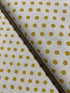 Sevenberry Canvas Natural Dots - Medium Yellow Dots Yardage