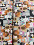 Purrfect Partners - Packed Cats Multi Yardage