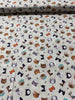 Purrfect Partners - Cat Toss Cream Yardage