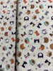 Purrfect Partners - Cat Toss Cream Yardage