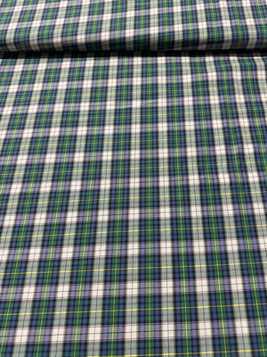 Sevenberry Classic Plaids - Marthas Vineyard Plaid Kelly Yardage