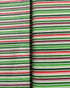 Holiday Sweets - Stripes Peppermint/Gold Metallic Yardage