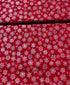 Holiday Flourish-Snow flower - Snowflakes Scarlet Metallic Yardage