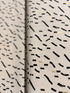 Think Ink Canvas - Snippets Dots Natural Metallic Canvas Yardage