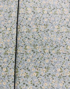 Sevenberry Petite Nostalgia Lawn - Blue Yardage