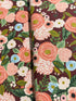 English Garden - Garden Party - Juliet Rose Burgundy Canvas Yardage