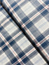 Isabella Wovens - Medium Blue Plaid Yardage