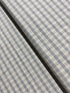 Isabella Wovens - Cream Medium Blue Plaid Yardage