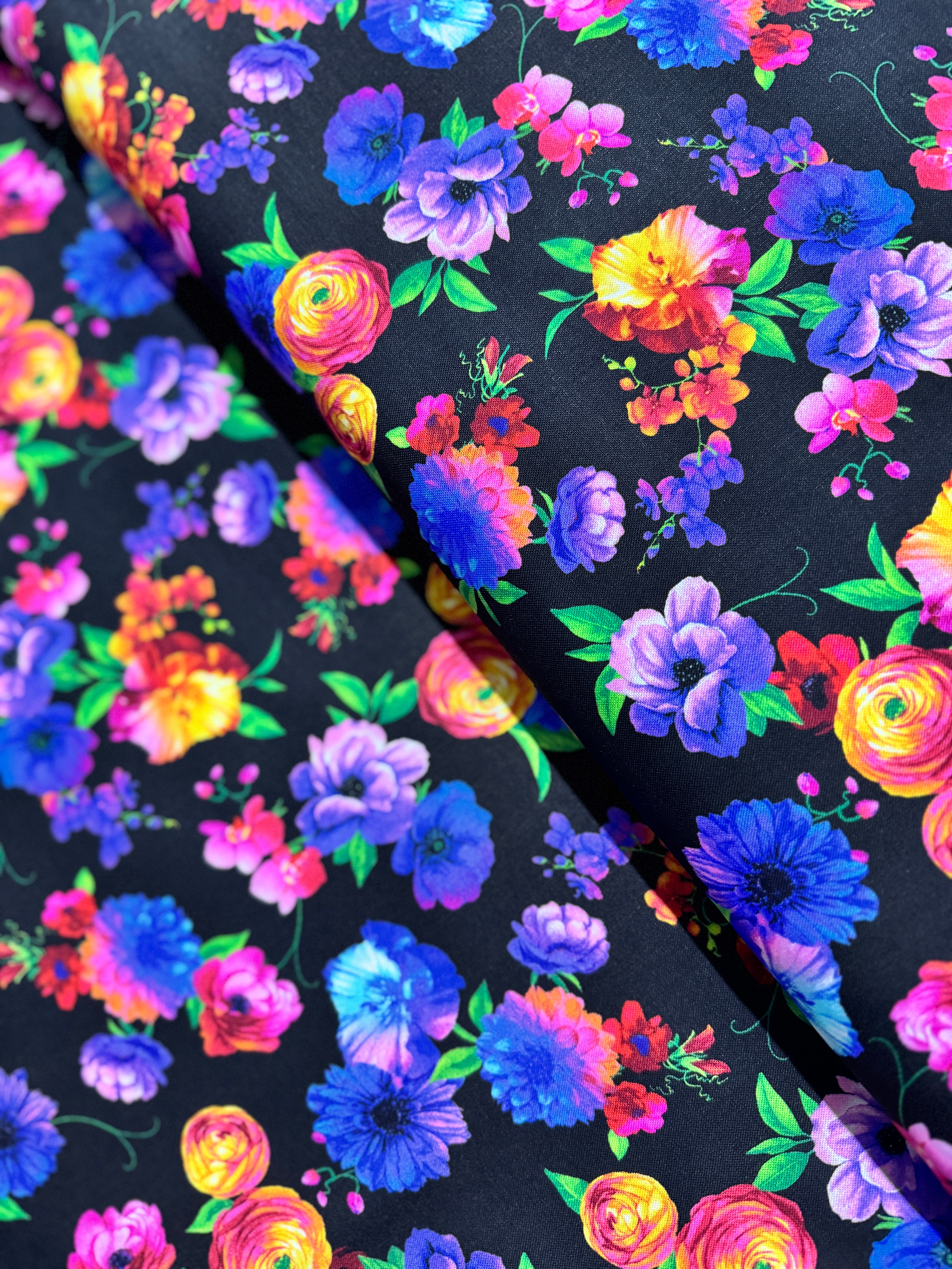 Butterfly Magic - Bright Florals Yardage