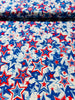 Red, White & True - Patriotic Stars White Yardage