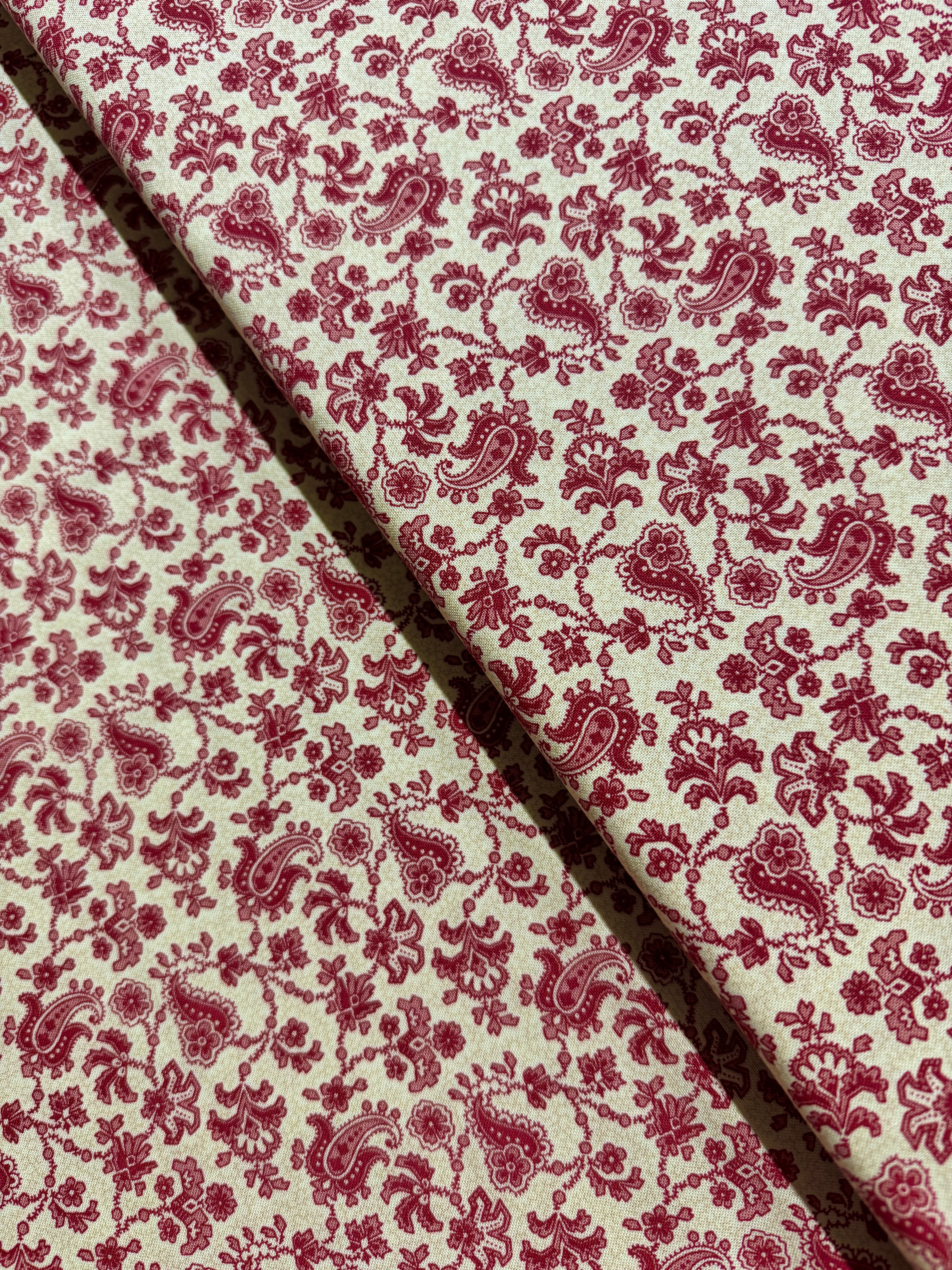 Puzzle Pieces - Parchment Rose Yardage