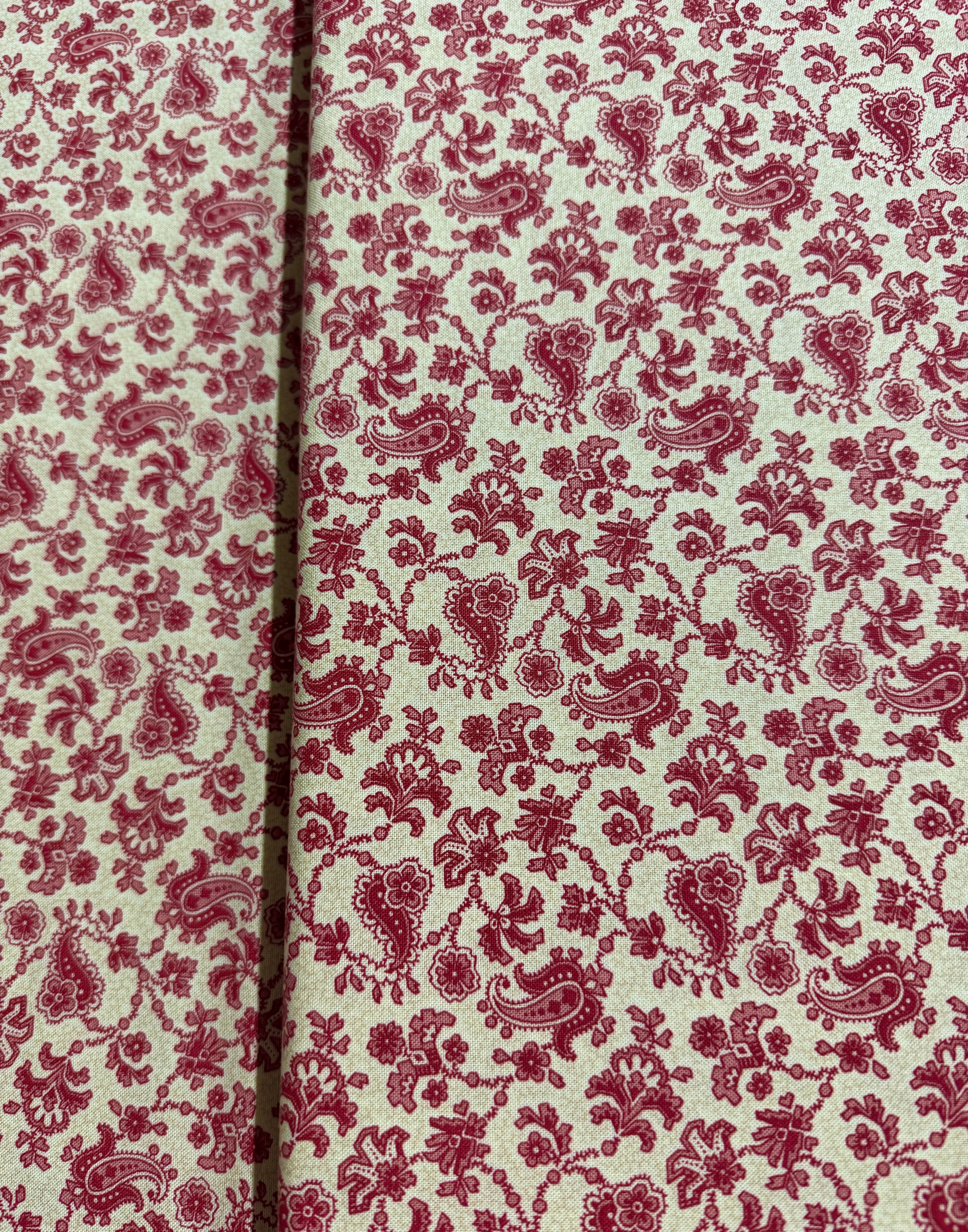 Puzzle Pieces - Parchment Rose Yardage