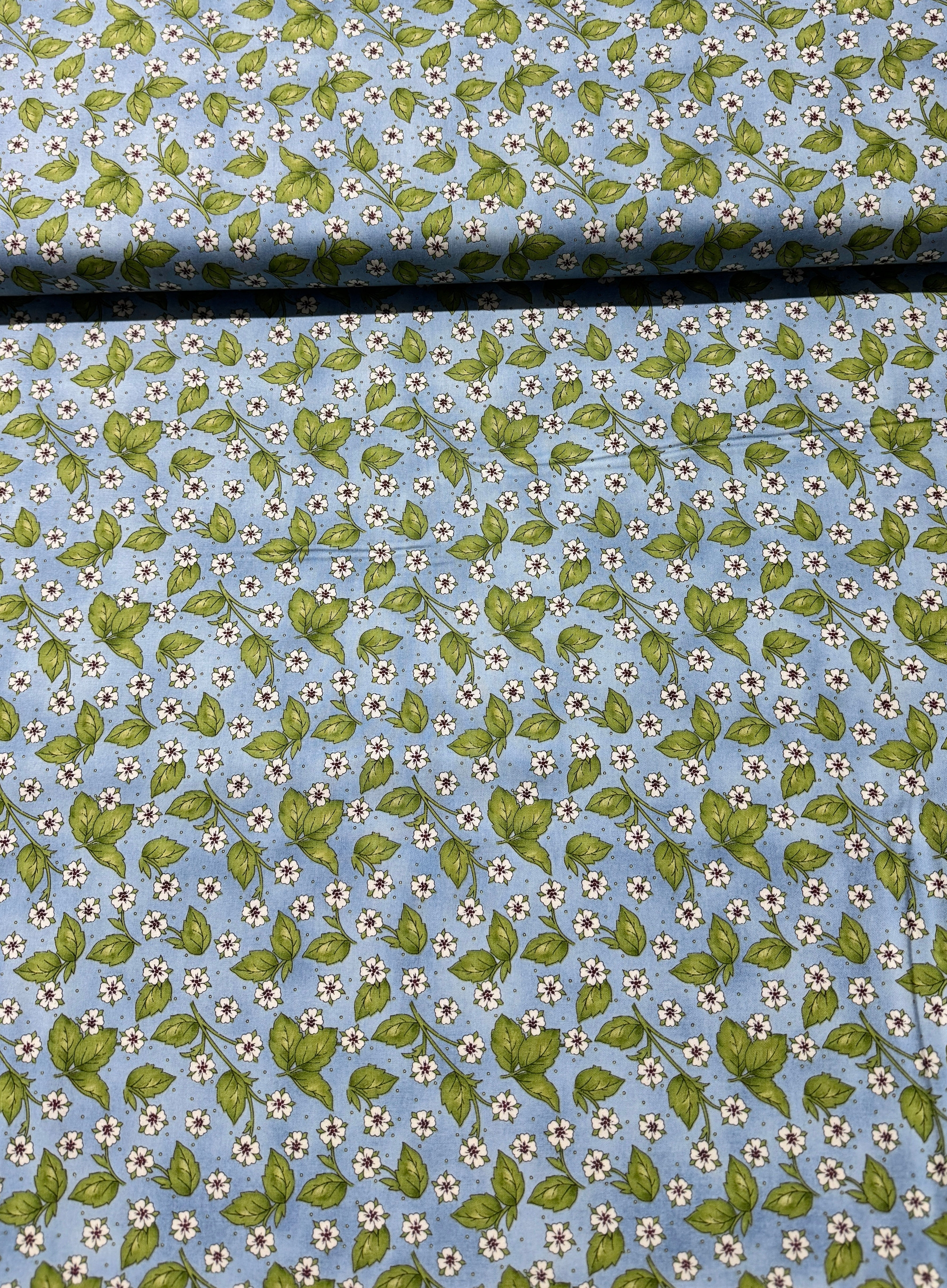 From the Farm- Strawberry Blossoms Yardage